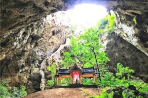 A Majestic temple inside Phraya Nakhon cave in Thailand