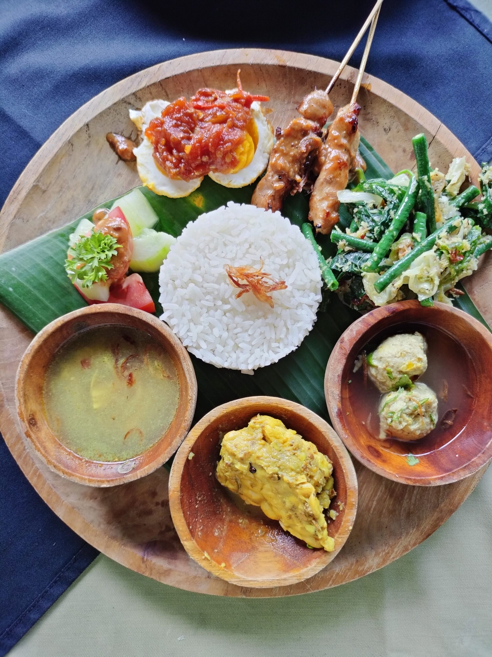 Nasi Campur in Bali, Indonesia