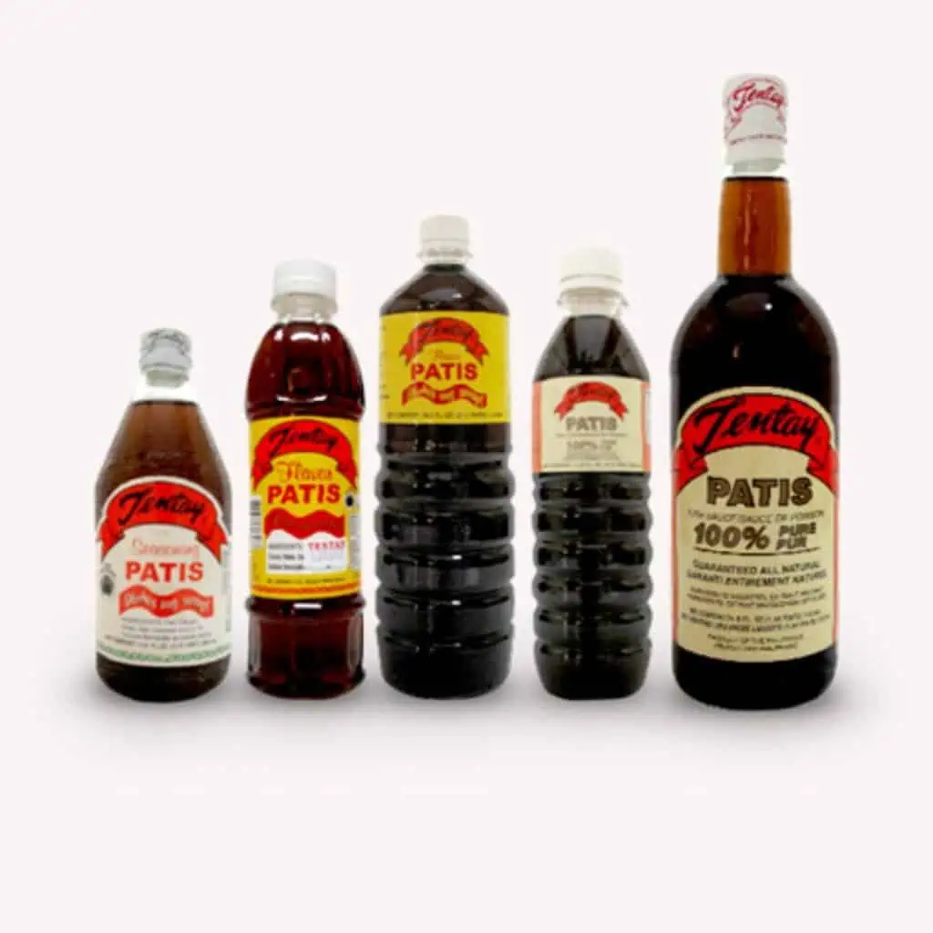 Fish sauce or patis used as pantry ingredients in the Philippines