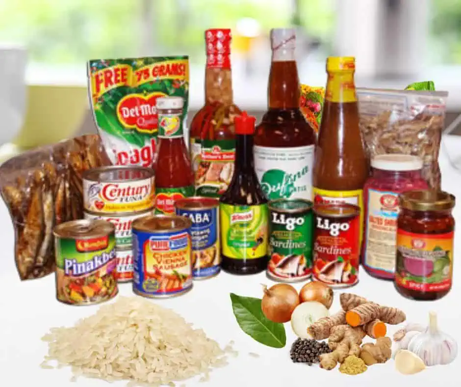 Philippine Essential Pantry ingredients